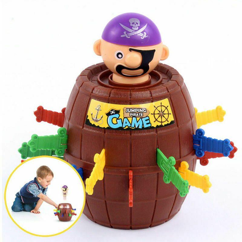 Exciting Super Pop Up Toy Jumping Pirate Board Game For Children And Families