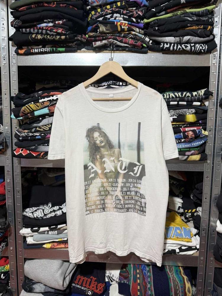 Rihanna Anti World Tour 2016 Icon Pop Style Tee S 4XL Men NZ1223 Unisex T-Shirt XXXXL