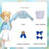 Anime Sakura Cosplay Costume Blue And White Date Dress Women School Uniform Halloween Carnival Cosplay Outfits