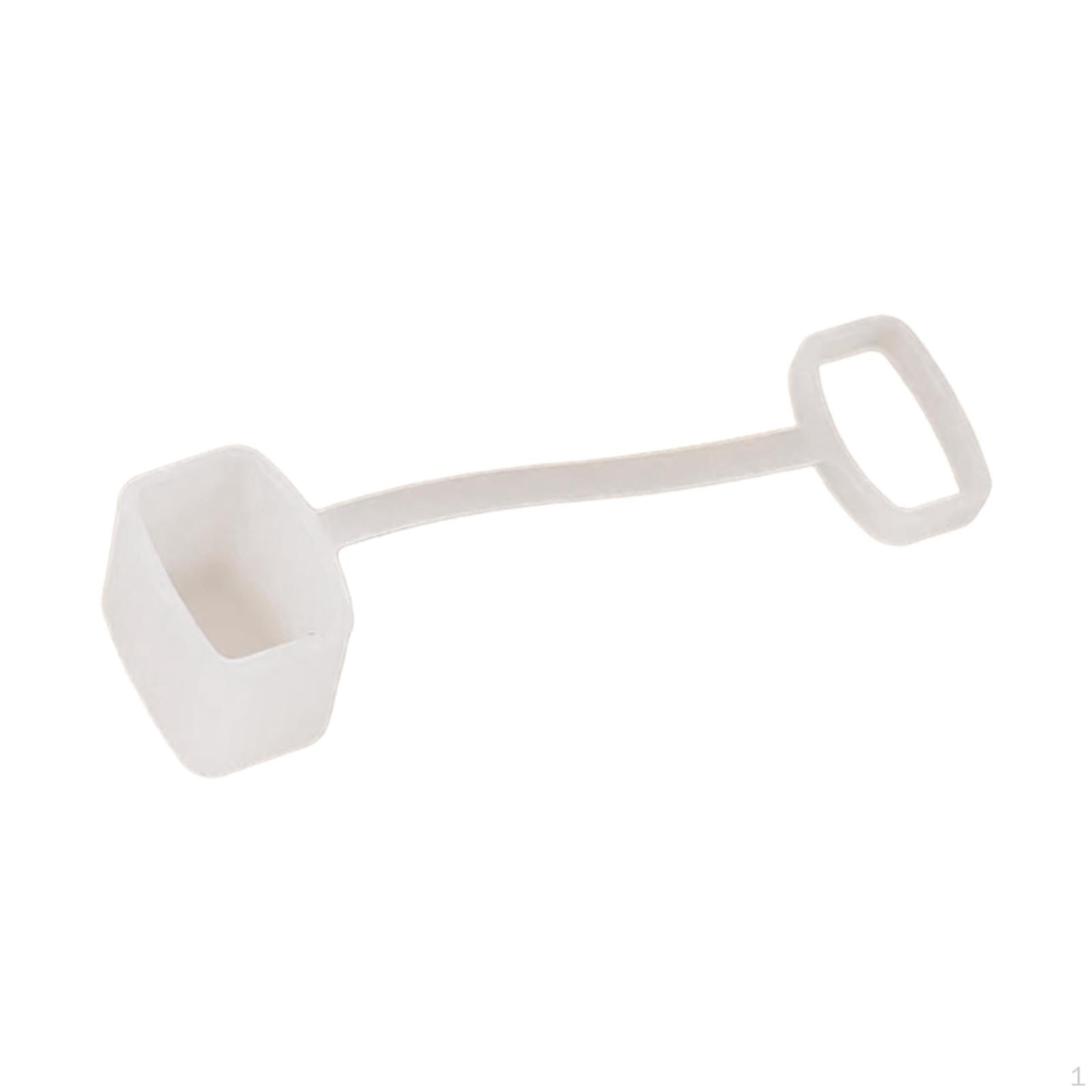 

Kazoo Mouthpiece Silicone Cover Dust Lightweight Portable Flute Protector Mouth Guard білий