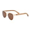 Earth Wood Positano Polarized Sunglasses Zebra Brown