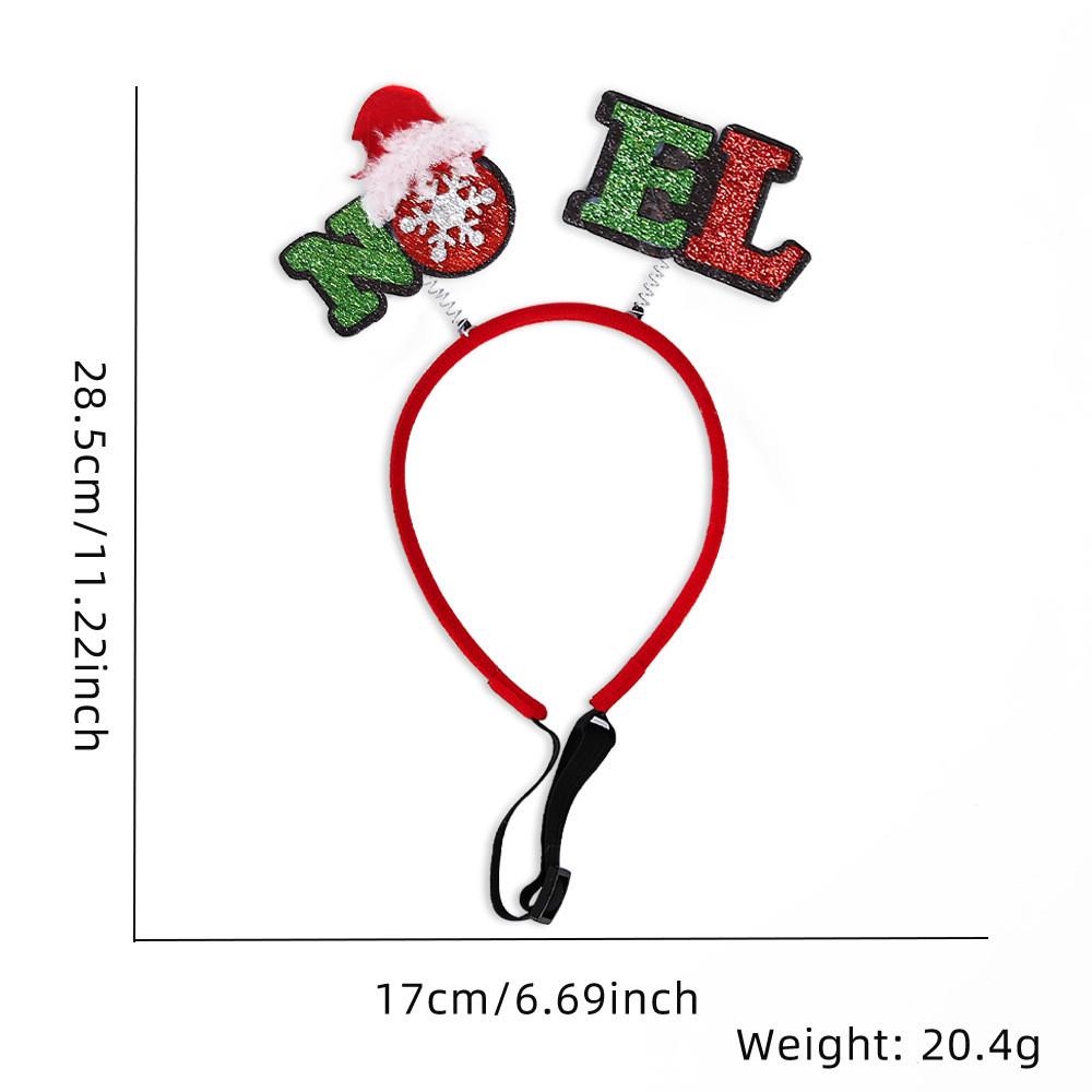 Чарівна різдвяна колекція пов'язок на голову для домашніх тварин з яскравими святковими кольорами для собак