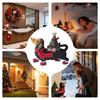 Lighted Cute Dachshund Figurines Christmas Decor Small Dog Sculptures For Desk Table Shelf Home Bedroom Room