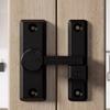 Easy Installion Designs 90/180 Degree Door Latches Lock for Extra Privacy In Hotel Offices Supplies and Garages Use