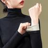 High-neck Silk Cashmere Base Shirt for Women New Women's Furry Long-sleeved Thermal Inner Waist Top