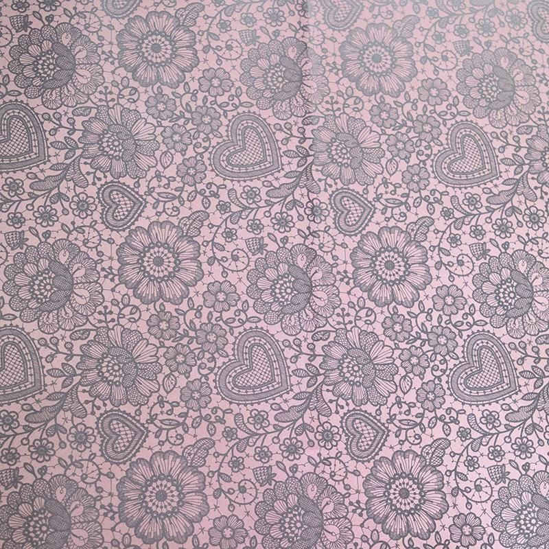 Ribbon Flower Knot Colorful Exquisite Gift Box Beaded Wrapping Paper Hot Stamping Gift Wrapping Paper For Gift Packaging