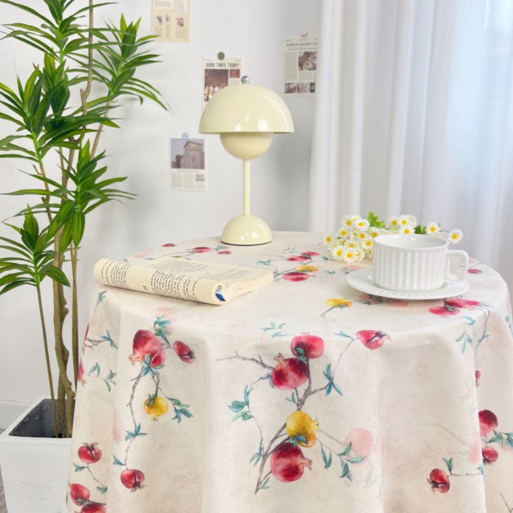 

Light Luxury Floral Table Cloth Chinese Style Printing Picnic Mat Girl s Desk Style 5