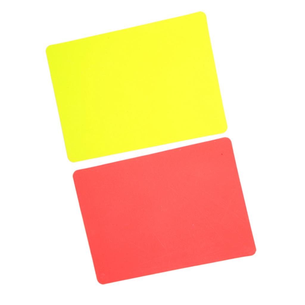 Fußball-Rote Und Gelbe Karten Rekord-Fußballspiele-Schiedsrichter-Werkzeugausrüstung