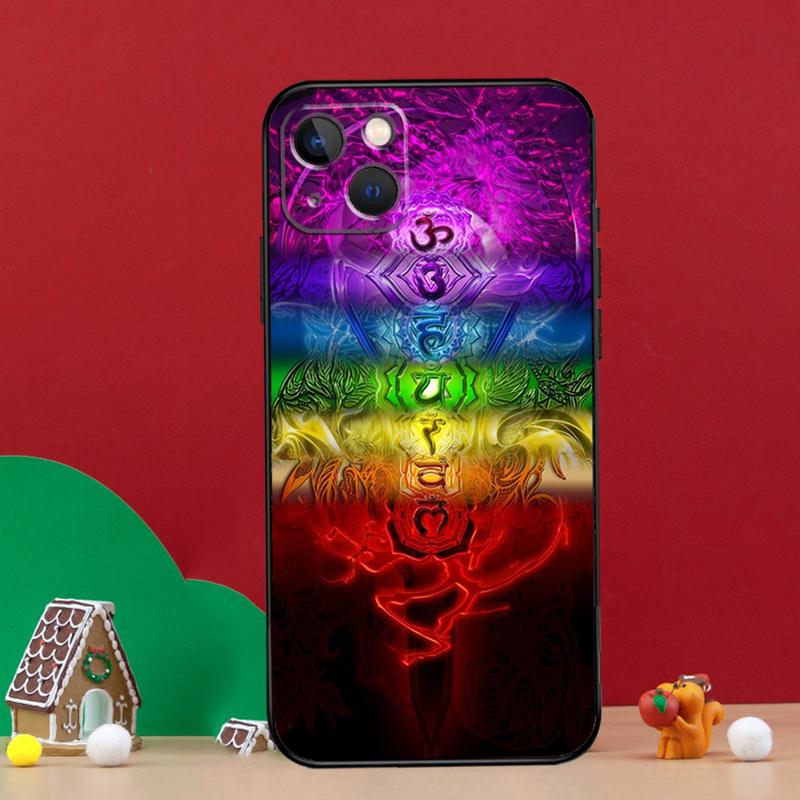 Mandala Chakra Yoga Phone Case For iPhone 16e 11 12 13 14 15 16 Pro Max Mini XS X XR 15 16 Plus Cover Shell