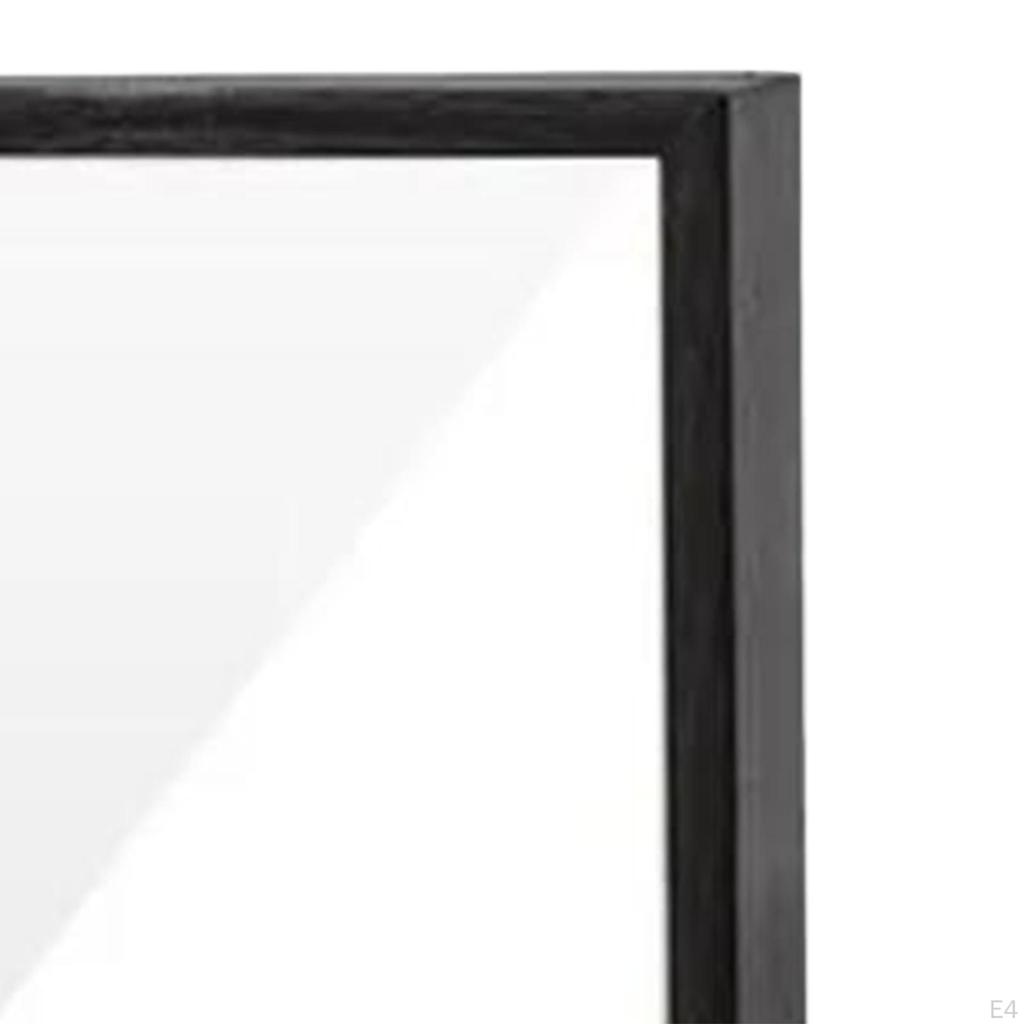 Ramă foto cu flori uscate Cutie de umbră Vitrina rustică transparentă Memorie pentru biletul de perete cu plante