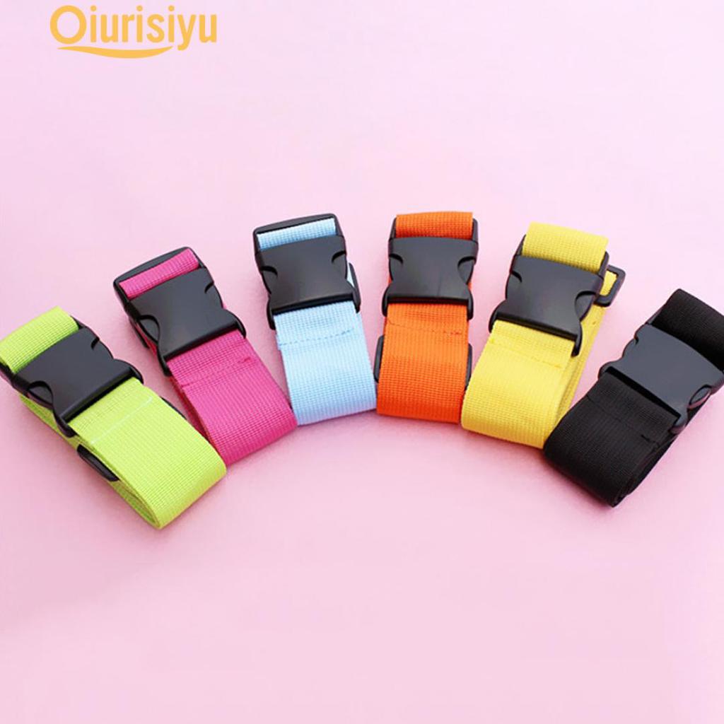 Set 4 Cinghie Per Valigie Da Viaggio – Fasce Elastiche Regolabili In Arancione Fluorescente - 4