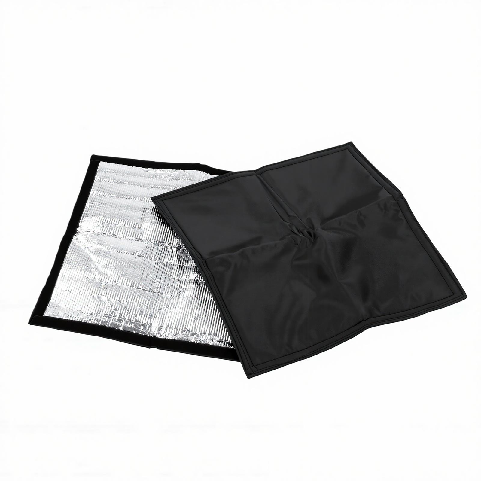 2pcs RV Skylight Window Shade Water Proof Oxford Fabric Reflective Insulated Blackout Cover for 14x14 Inch Vent