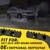 Pair Bracket Bumper Front Left+Right Side For Jeep Grand Cherokee 2011 2012 2013