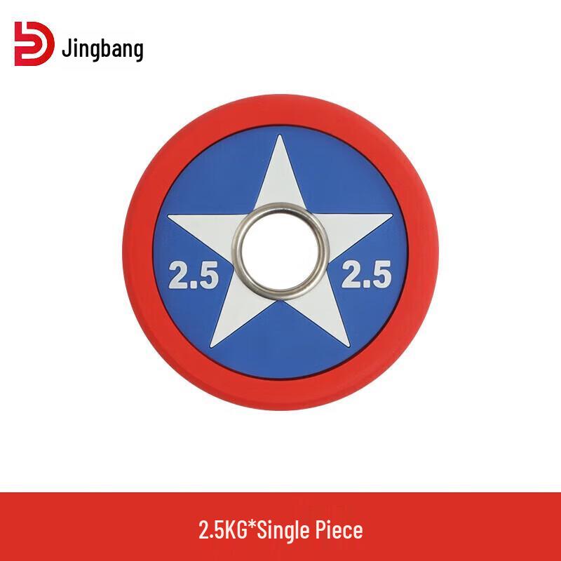 Jingbang Captain America PU Barbell Plates