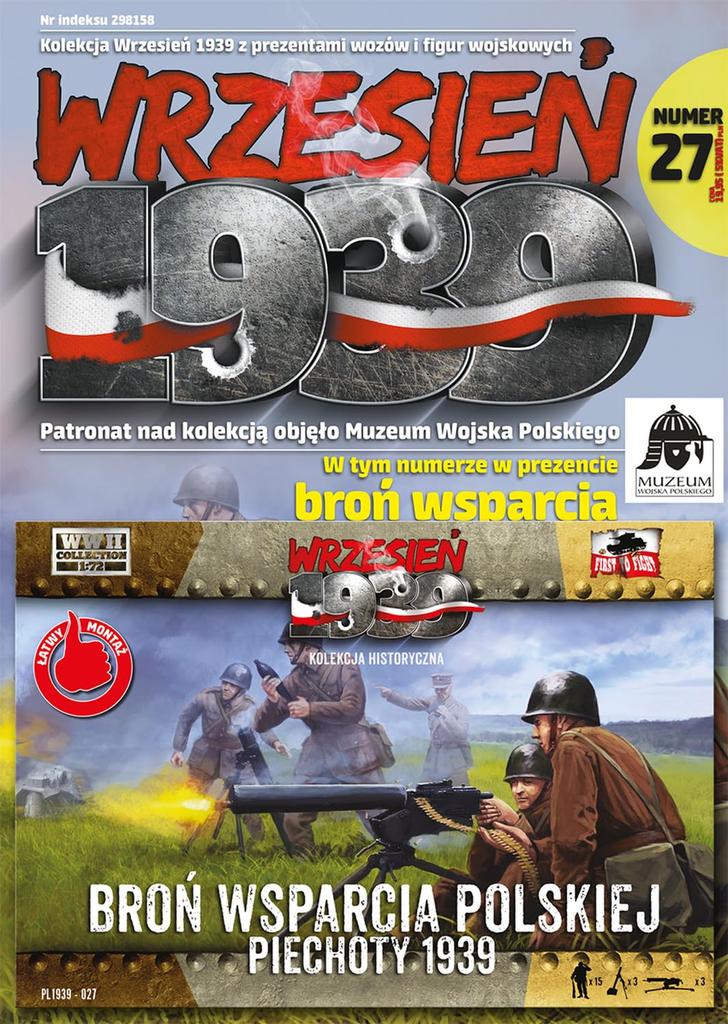 FTF 1/72 Scale Polish Mortar and Machine Gun Set (3 Mortars, 3 Machine Guns, 15 Soldiers) Plastic Model Kit PF72027 (Cannon)