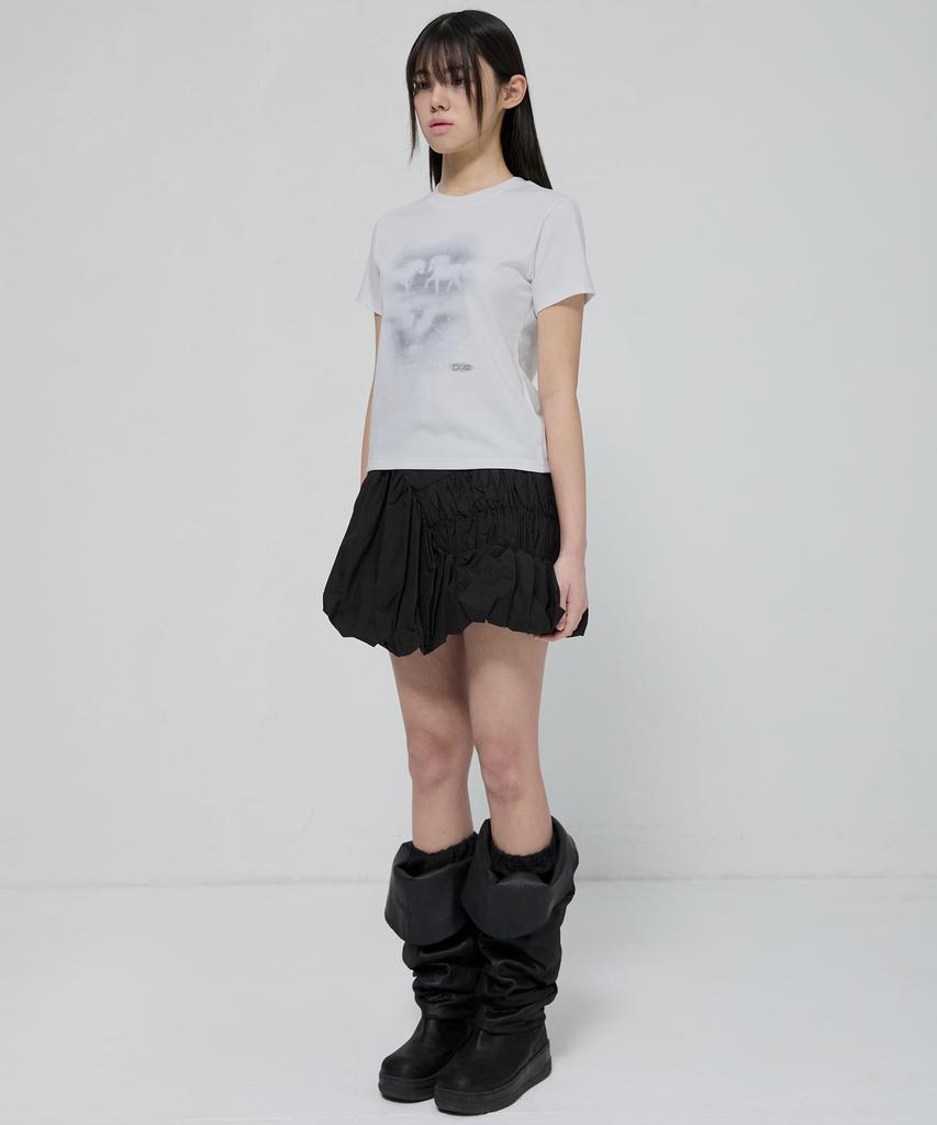 Peulleeoeob Miyu T-Shirt (Fl-132_White)
