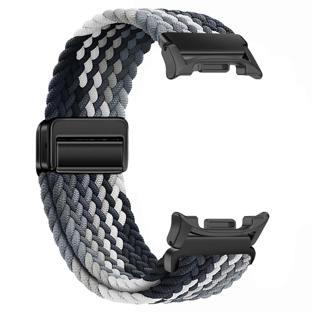 Braided Nylon Band for Samsung Galaxy Watch 8/8 Classic 46mm Magnetic Buckle for Galaxy Ultra 2025/7 47mm Colorful Sport Strap