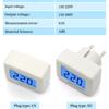 1/5/10PCS Digital Voltmeter EU USA Style Plug Real Time Monitoring of Voltage LCD Display Voltmeter AC100-300V Range DM55-1