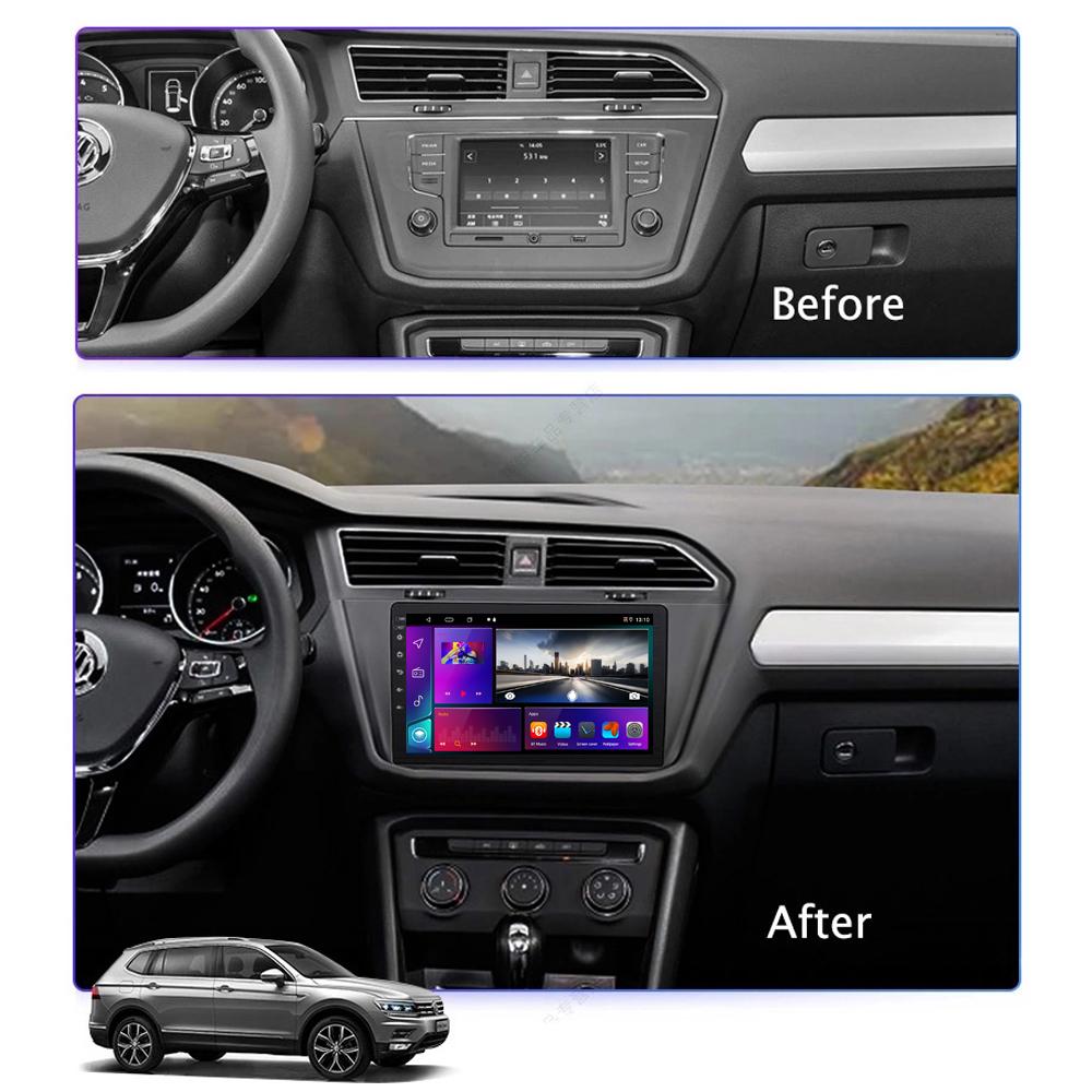 2Din Android Car Radio for Volkswagen Tiguan 2 Mk 2017-2020 Multimedia Carplay Auto WIFI Head Unit Stereo Navigation 2+32GB