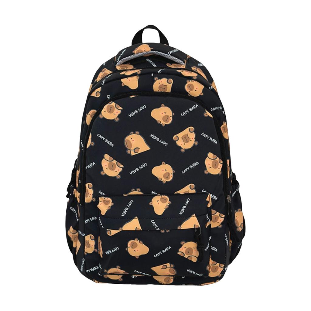 Batoh CAPY BARA pro ženy, Kreslený roztomilý batoh pro dívky, Velkokapacitní batoh pro studenty středních a vysokých škol