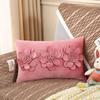 Pillowcase, Pillow, Pillow, Waist Pillow, Flower Living Room Sofa, Bedhead Cushion, Minimalist Bedhead, Backrest