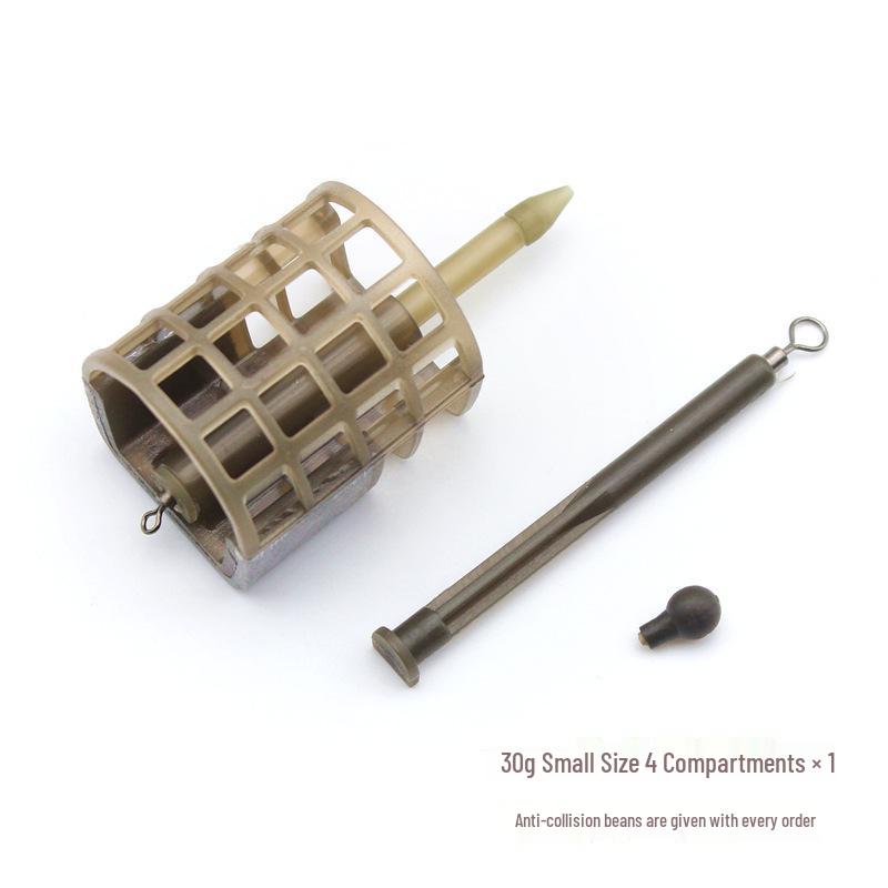 Feide European Style Carp Fishing Bait Cage with Lead Weight Bait Holder Groundbait Feeder.