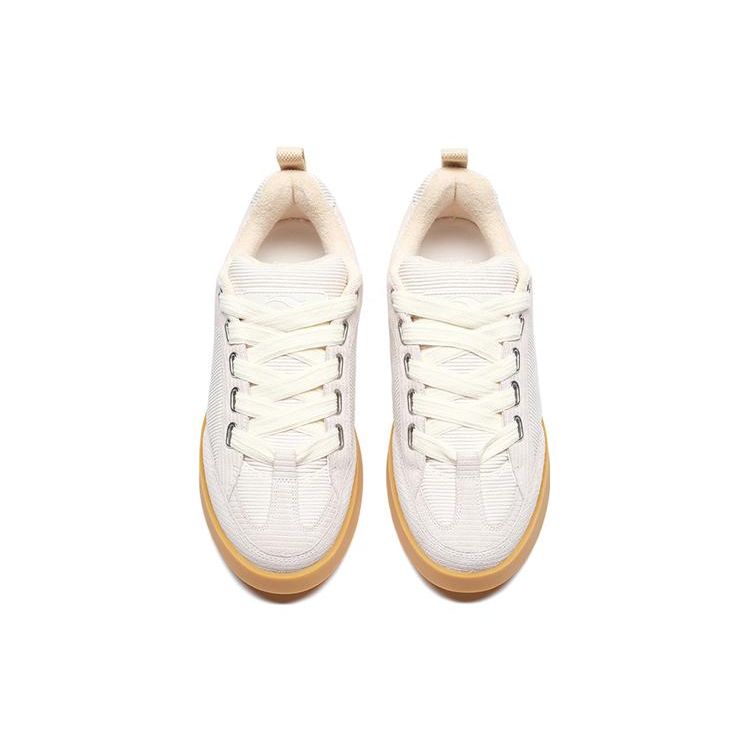 Li-Ning 1990 Wind Chime Retro Color Block Sports Low-Top Skate Shoes Men Sneakers Off-White ALHS031-1