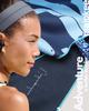 Microfiber Sports Towel Blue Quick Dry 100cm x 50cm
