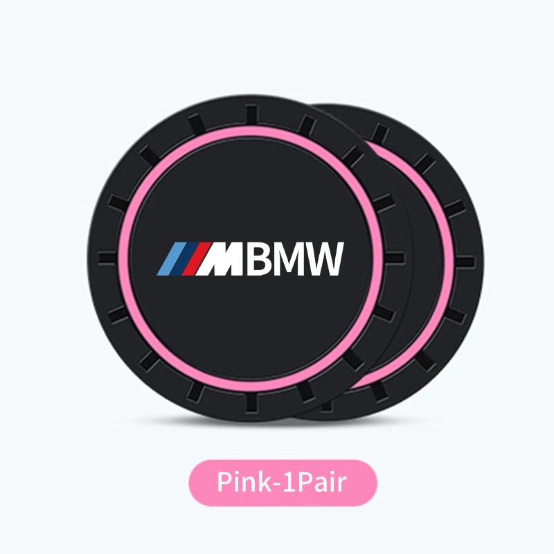 Car Sticker 2025 Hot Silicone Coaster Car Cup Mat Non-Slip Waterproof Slot Pads For BMW X1 X2 X3 X4 X5 X6 X7 G20 G30 6GT E46 E90