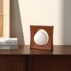 Wood Night Light Morden Art Creative Desk Lamp Minimalist Elegant Small Bedside Lamps Home Beside Desktop Mood Light Decoration