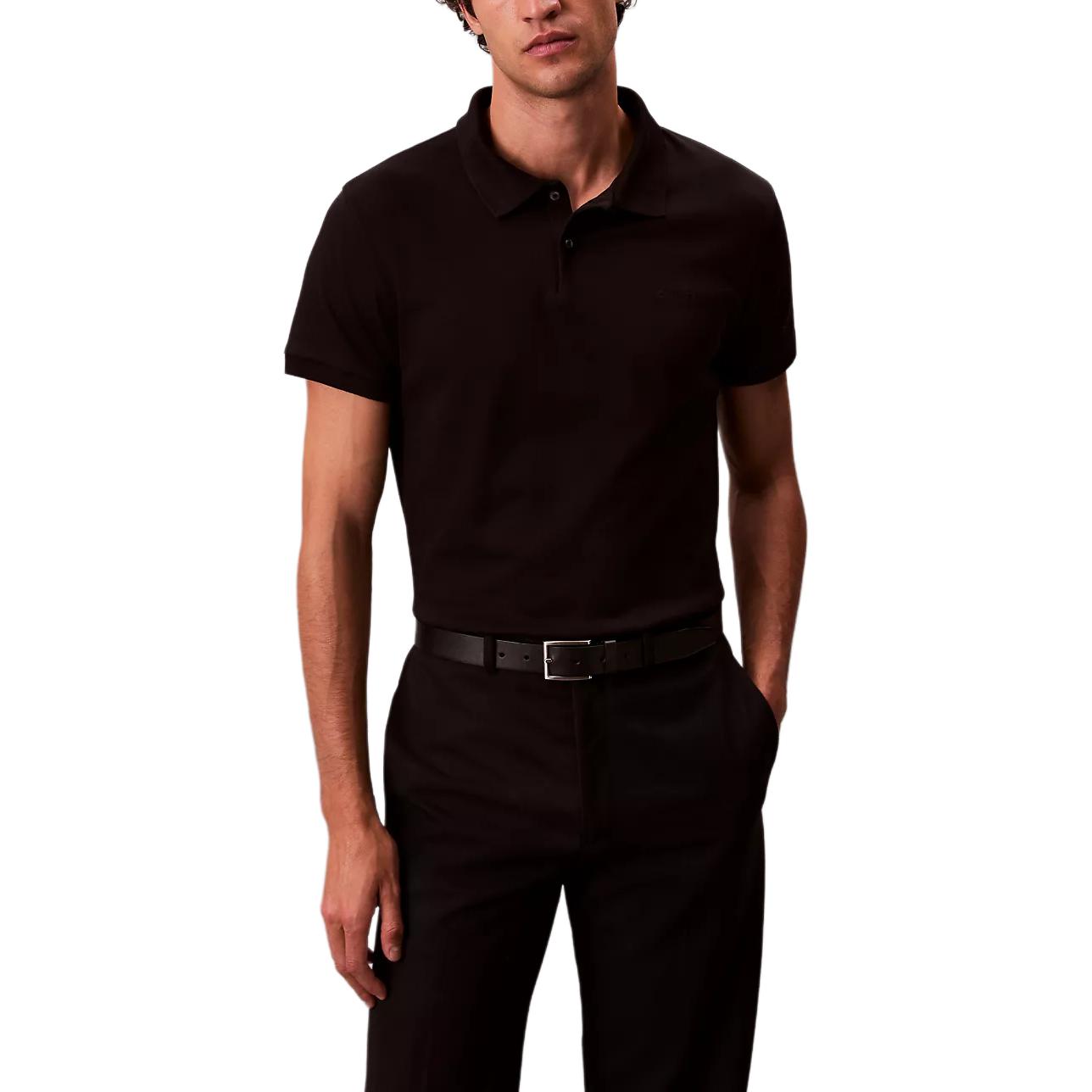 

Calvin Klein Comfortable Versatile Fashion Liquid Touch Short Sleeve Polo Shirt Men tops 4LC251G-UB1 S