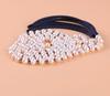 KELITCH June Birthstone Pearl Necklace for Women, Long Beaded Necklace with Tassel (Lake Blue)