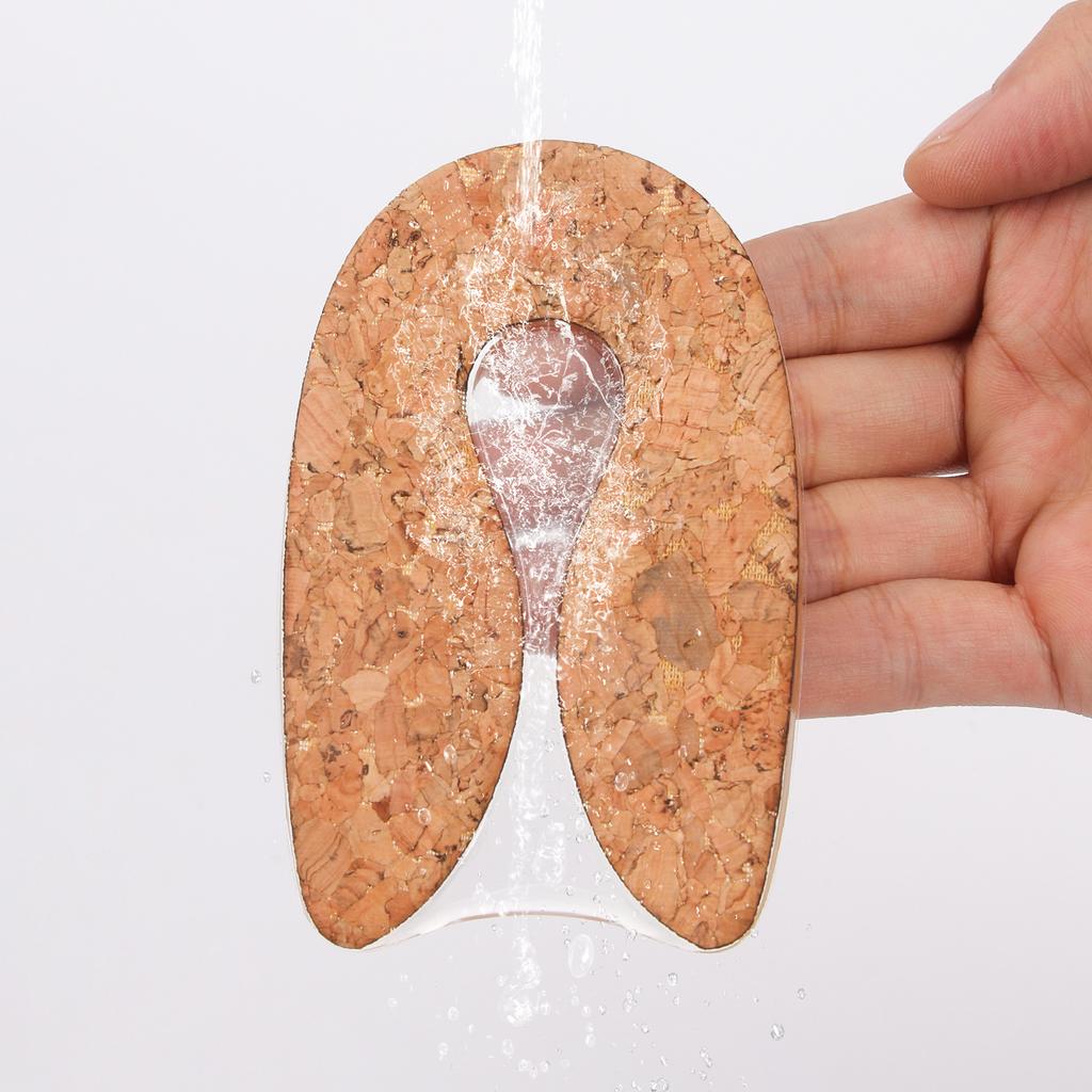 1 Pair Silicon Gel U-Shaped Heel Cushion Insoles Sports Heel Protector Pad