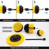 3Pcs Electric Drill-Brush Kit Power Scrubber Brush For Carpet Bathroom Surface Tub Furniture Shower Tile Tires Cleaning Tool