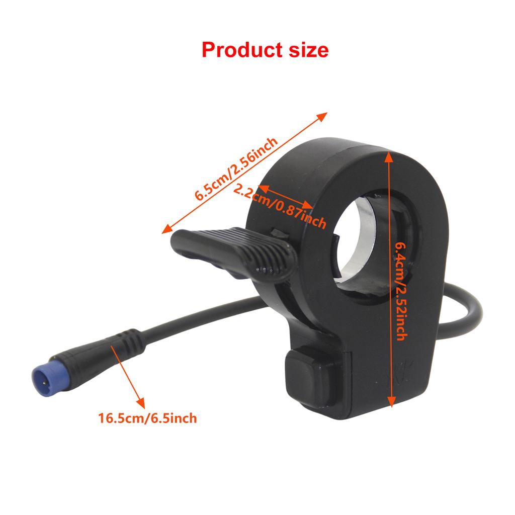 Electric scooter thumb throttle lock 4-pin switch Kukirin G2 Pro/G2 Max speed control and throttle lock mechanis Throttles 2