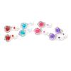 1Pair Kids Girls Heart Rhinestone No Piercing Ear Clip Earring Jewelry Xmas Gift Cute