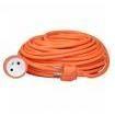 Rallonge électrique - HO5 VV-F - 50 m - 2x1.5 mm² - Couleur Orange - Utilisation extérieure