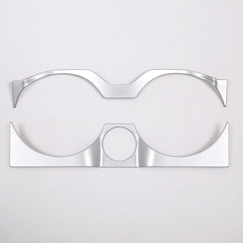 

For BMW X3 X4 G01 G02 2018- ABS Chrome Silver Car Central Control Water Cup Holder Frame Trim Car Accessories срібний