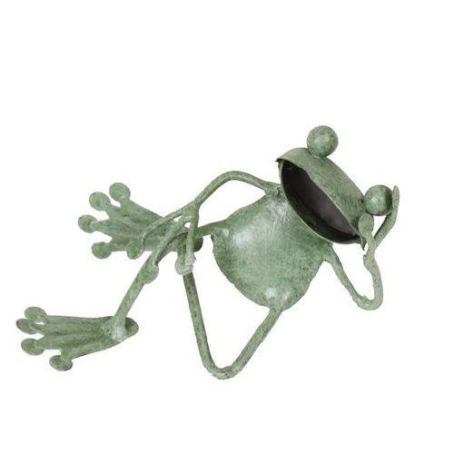 Murataya [Frog Figurine] Petit Metal Frog Nap Size: Approx. 12 X 5 X 5 Cm No. 4248