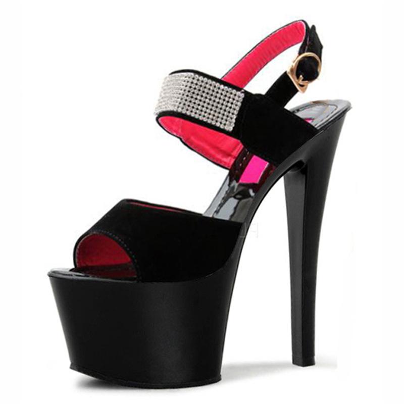 Versatile word with thin heel black fish mouth temperament high heel sandals women's summer 2025 new small fresh