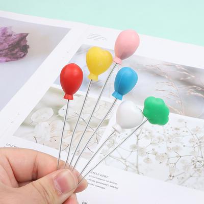 6 Stück/Set 1:12 Puppenhaus Miniatur Bunte Ballon Mikro Landschaft Zubehör