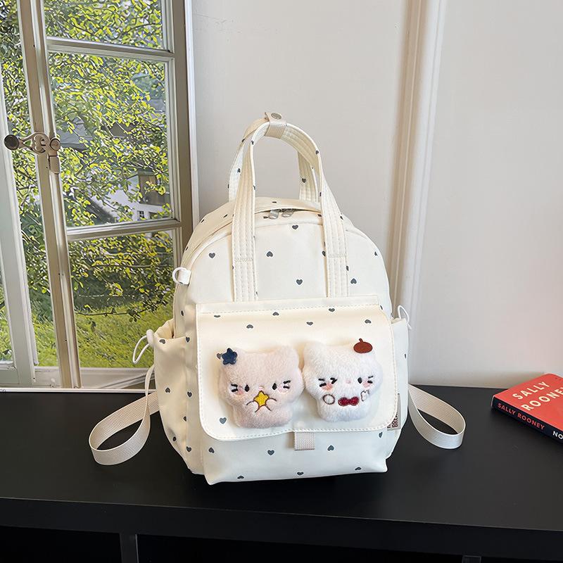 Schoolbag Korean Version of Japanese Kitty Cat Doll Backpack New Cute Girl Love Large Capacity Sweet Casual Backpack