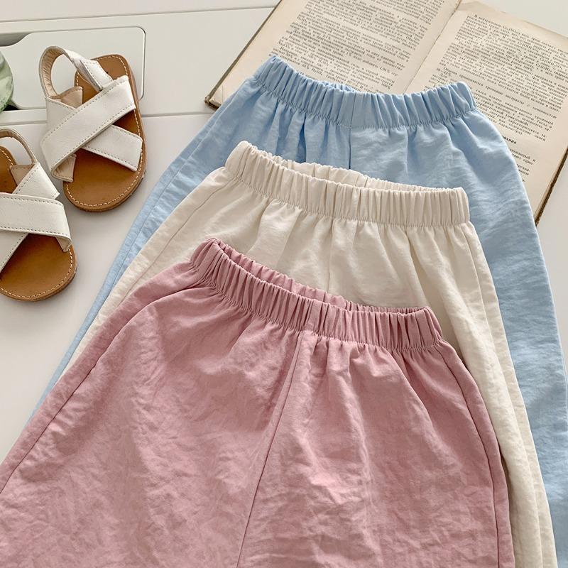 Casual Teen Girl Clothes Kids Girls Pants Solid Color Trousers Children's Pants Cute Elegant Girl Wear