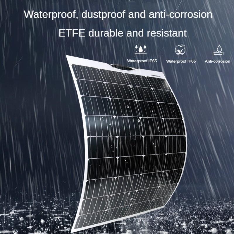 New Flexible Solar Panel 18V Household Photovoltaic Module Single Crystal Solar Panel Power Generation System