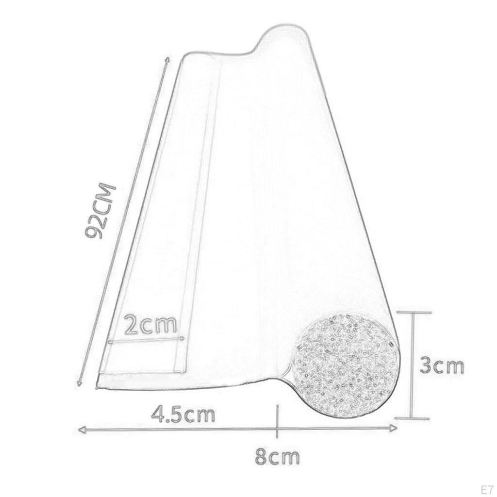 Door Stopper for Bottom Gaps, Sealing Strip Garage And Home