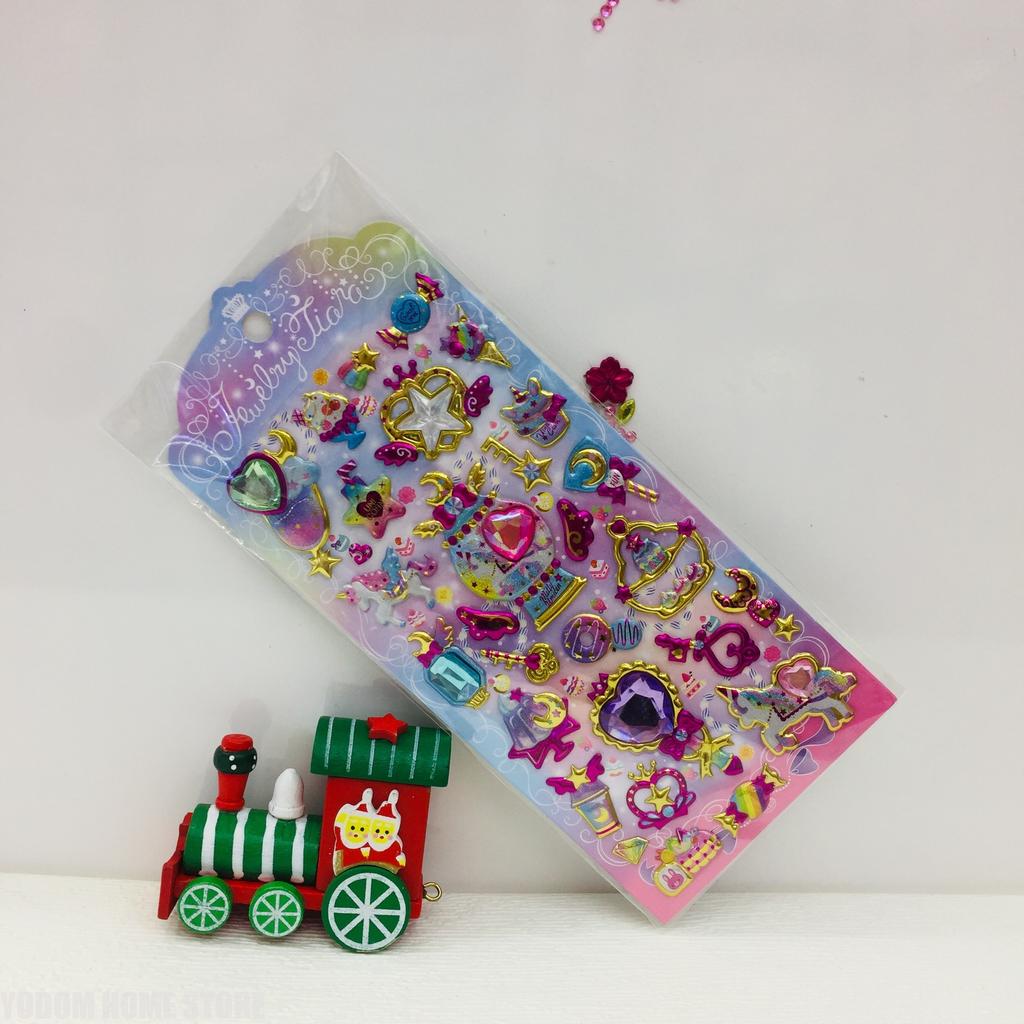 8pcs Random Wand Princess Stickers Magical Girl's Gift for Scrapbooking Material Craft Supplies Kawaii