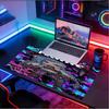 Custom Name Personalized Jinx Pattern Mousepad, Laptop PC Desk Mat, Decorative Desk Mat for Home Keyboard Pad Gift