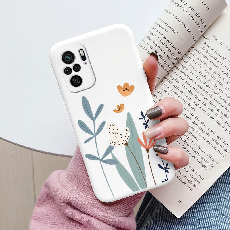 Heart Flower Case For Poco M5S Phone Cover Cute Silicone Shockproof Soft Coque For Poco M5S PocoM5S M5 S Shell Cartoon Lovely