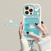 Applicable To Apple 15 Mobile Phone Case Iphone14promax Cute Puppy Card Bag Lanyard 17 Niche 16 Protective Case