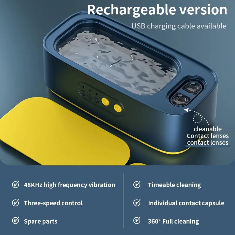 Xiaomi 48KHz Precision Sonic Cleaning Machine, Upgrade for Watch Straps, Contact Lenses, Glasses